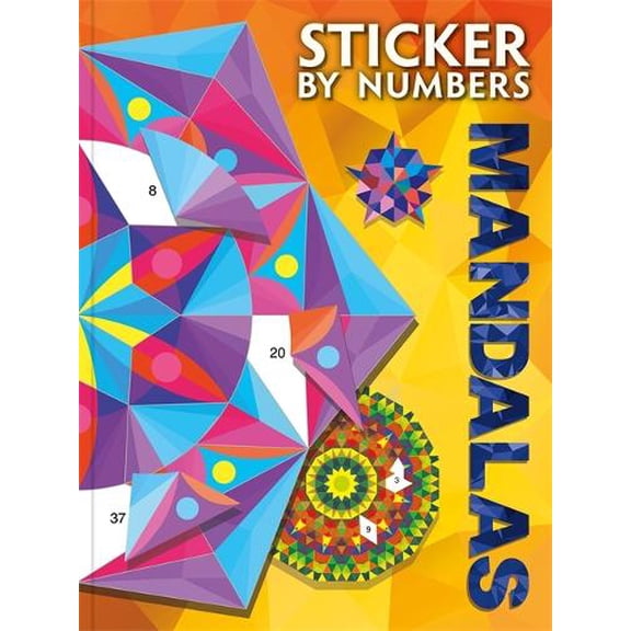 Sparkpool Sticker By Numbers: Mandalas (Paperback)