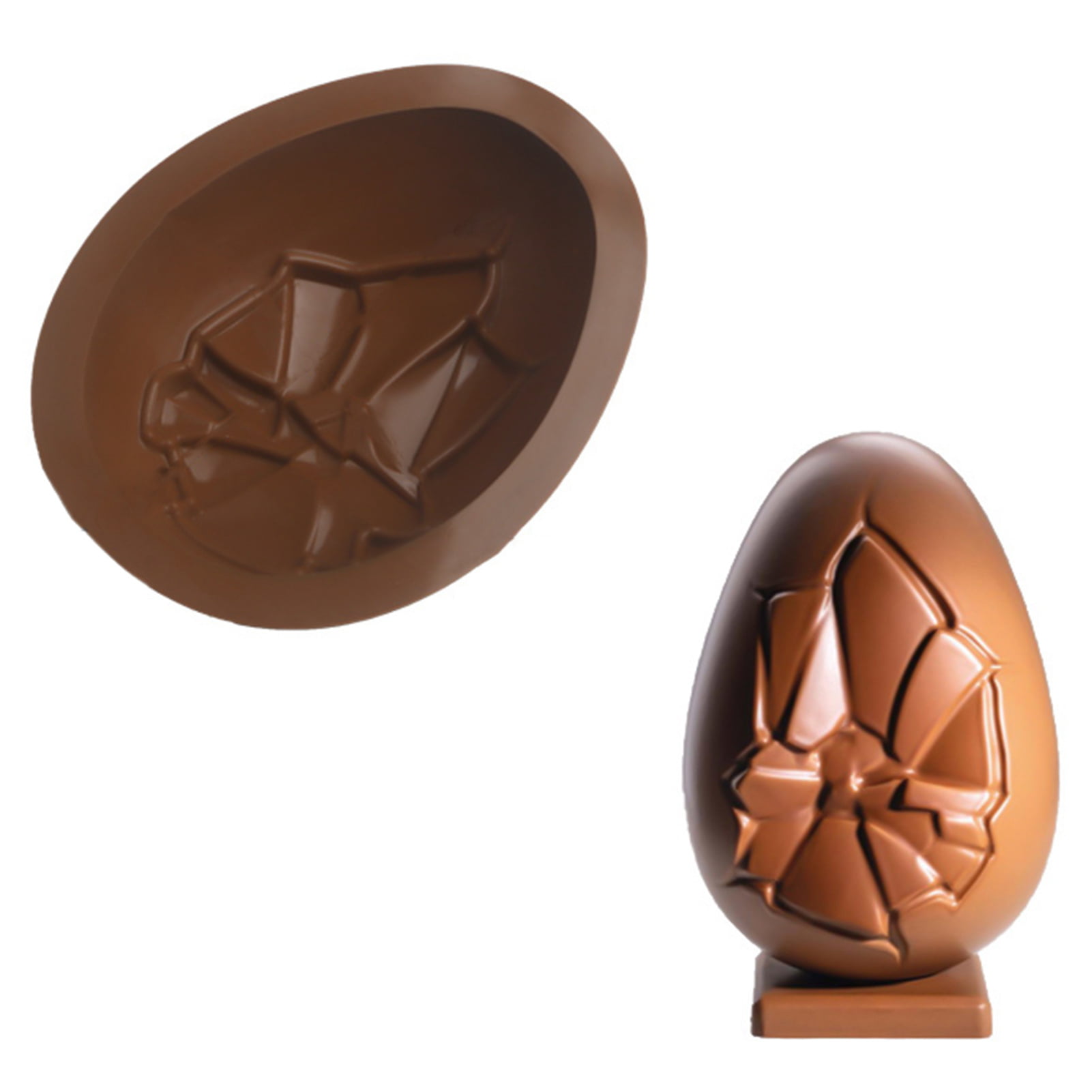 Easter Egg Shape Silicone Moulds Chocolate Mould Cake Baking Ice Cube  Tray 
