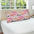 thumbnail image 4 of Cartoon Animals Panda Pillowcase, Super Soft Pillow Shams Covers, Plush Cozy Pillow Cases with Zipper, 21" X 54"（10） Home Decor Gifts, 4 of 6