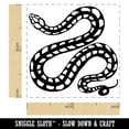 thumbnail image 2 of Winding Striped Snake Self-Inking Rubber Stamp Ink Stamper - Black Ink - Small 1 Inch, 2 of 7