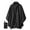 Black, variant on Men's Lightweight Waterproof Hooded Rain Jacket Plus Size Casual Windbreaker for Hiking, Camping, Travel & Everyday Wear
