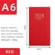 thumbnail image 1 of Xihbxyly Mini Agenda A6, Organizador de Agenda Diaria, Diario de Viaje, Multifuncional, Ideal para Oficina, Escuela y Hogar, Regalo Ideal para Estudiantes, 173 X 96 Mm, 60 Hojas, 1 of 2