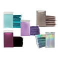 thumbnail image 2 of 4x8" Inch Purple Lilac, Nude Pink, Holographic, Blue Midnight, Aqua Ice Blue, Burgundy Metallic Bubble Mailers, Padded Envelopes, 4x7.25 Inside, 2 of 10