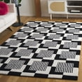 thumbnail image 2 of SAFAVIEH Metro Bertrand Geometric Area Rug, Black/Ivory, 8' x 10', 2 of 8