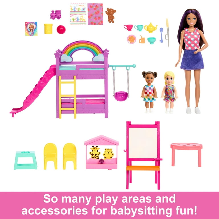 Barbie Skipper Ultimate Daycare Playset Dolls
