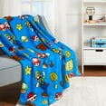 thumbnail image 2 of Super Mario Kids Silky Soft Plush Throw Blanket, 50 x 70, 2 of 6