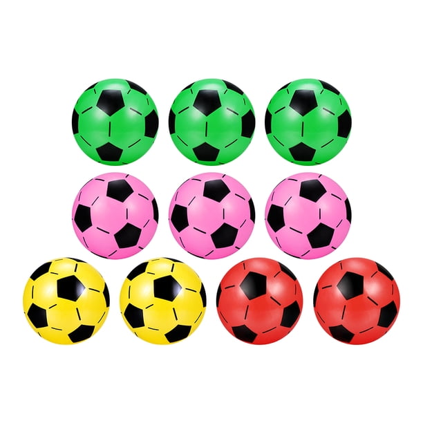 10 juguetes inflables de fútbol para niños, juguetes de fútbol de playa, juguetes de fútbol al aire libre para niños