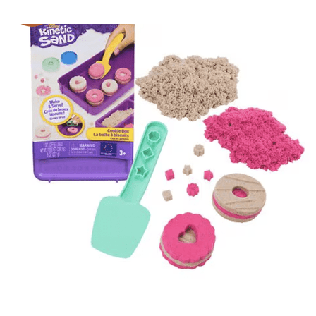 KINETIC SAND COOKIE BOX WITH PLAY SAND