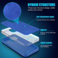 thumbnail image 3 of FYBTO Compatible avec Étui iPhone 13 Pro, Étui de Protection Intégrale, Étui en Silicone Antichoc, Funda pour iPhone 13 Pro 6.1 Pouces 2021 - Noir Mat, 3 of 5