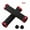 Red, variant on Bike Handlebar Grips, Staron 2026 2PCS Non-Slip MTB Grips, Rubber Ergonomic Comfort Grip with Aluminum Alloy Ends for Cycle Bike, White
