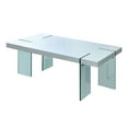 thumbnail image 2 of Furniture of America Mona Modern Coffee Table, Glossy White, 2 of 6