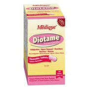 Diotame Anti-Diarrheal 262 mg Strength Chewable Tablet 100 per Box, 22033 - BOX OF 100