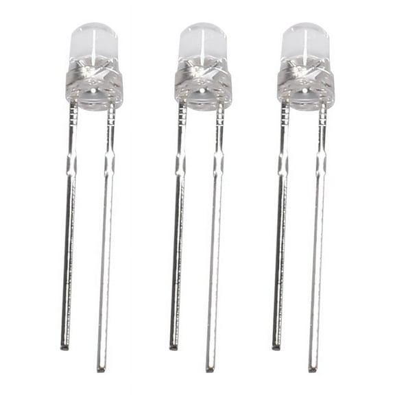 3mm White LED Light 100pcs Light Emitting Diode