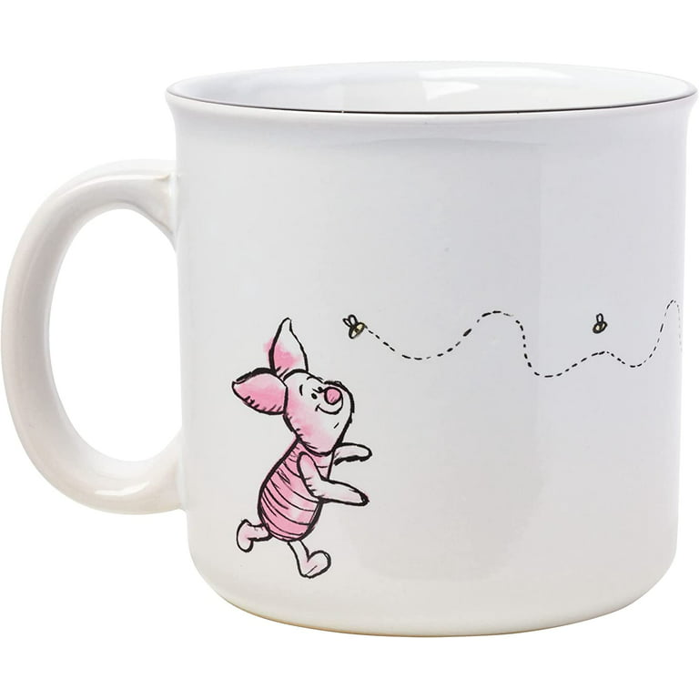 Christmas Disney Coffee Mug Winnie The Pooh & Piglet Ceramic Tea