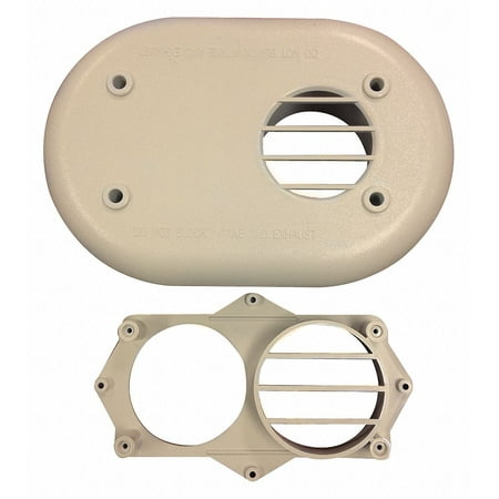 

Goodman Flush-Mount Vent Kit Plastic 2 Vent 0170K00001S