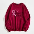 thumbnail image 1 of Mode Femmes Col Rond Casual Sein Cure Impression Harajuku Style Sweat-Shirts à Manches Longues Hauts, 1 of 5