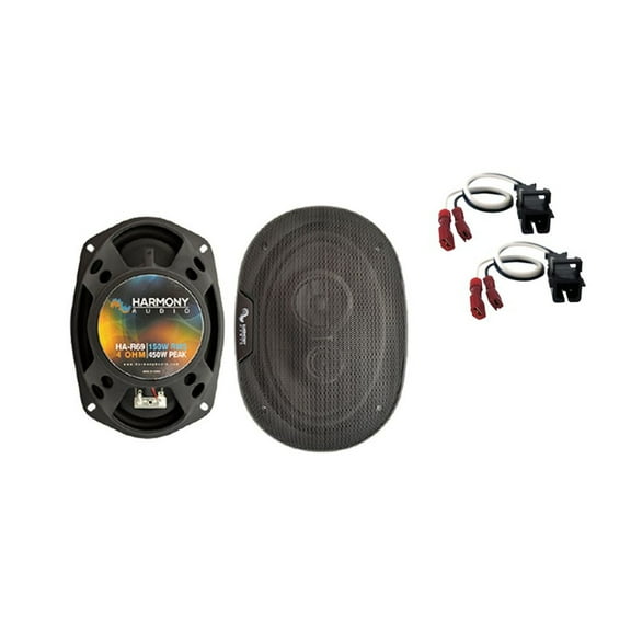 Fits Chevy Malibu Classic 04-05 Rear Deck Replacement Speakers Harmony HA-R69