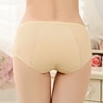 thumbnail image 3 of 3 Pcs Women's Menstrual Period Briefs Girl Ultra Soft Postpartum Cotton Panties Underwear, 3 of 9