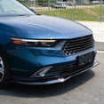 thumbnail image 3 of Ikon Motorsports Front Bumper Lip Compatible With 2023-2025 Honda Accord 11th Generation, V2 Style 3PC Underbody Chin Spoiler Gloss Black PP Polypropylene Splitter Diffuser Valance Molding Trim, 3 of 8