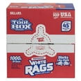 75-Count Super Absorbent Microfiber Cleaning Rags - Edgeless, Washable & Reusable Multipurpose Cloths