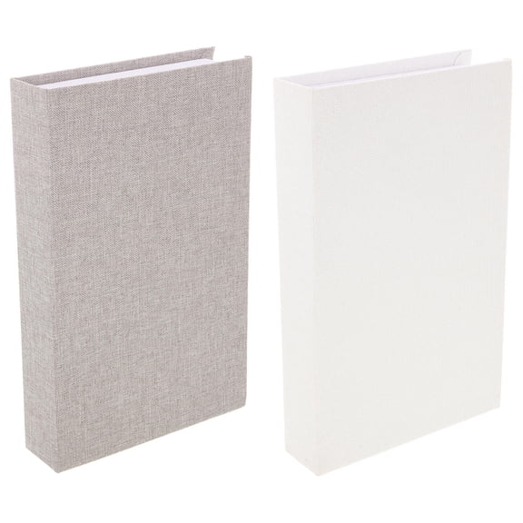 FOMIYES 2 Pcs Artificial Faux Book Decor, Assorted Color Decorative Book Models for Home, Office, Shelf, Table Adornment