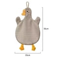 thumbnail image 5 of 2PCS Goose shaped  Hanging Hand Dry Towels,Microfiber  Hand Towels Hanging ,Absorbent Super Soft Cute Hand Towels for Kitchen Bathroom Kids Adults, 5 of 6
