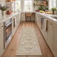 thumbnail image 4 of KUETH 8'x10' Vintage Floral Area Rugs for Living Room, Non Slip Machine Washable Forest Bird Rug, Low Pile Print Rug for Bedroom Dining Room Home Office, 4 of 5