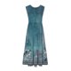 thumbnail image 4 of Vestido sin Mangas para Mujeres Vestido de Verano de Cuello Redondo Impreso, Poliéster de Tamaño Verdadero Diario Y Vestido de Fiesta, 4 of 4