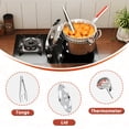 thumbnail image 2 of 10QT Stainless Fish Fryer Pot | with Lid & Tong | Deep Fryer with Basket | Indoor & Outdoor Cooking | All-Round Protection | Perfect For Boiling ＆ Frying, 2 of 7