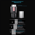 thumbnail image 2 of 2 in 1 Intelligent Cold & Warm Car Cup with Cooling and Heating Functions Insulation Drink Cooler for Tumblers US Plug B, 2 of 9