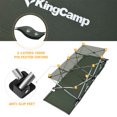 thumbnail image 3 of KingCamp Folding Portable Camping Cot with Multi Layer Side Pocket, Green, 3 of 10