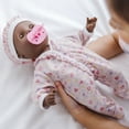 thumbnail image 6 of Melissa & Doug Mine to Love Gabrielle 12" Poseable Baby Doll With Romper, Hat, Pacifier, 6 of 10