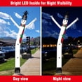 thumbnail image 5 of 6FT Snowman Inflatable Tube Man with Weather-Resistant Blower (5.5'' Diameter) and Built-in LED - Wacky Waving Dancing Guy for Business Advertising Promotion, 5 of 7