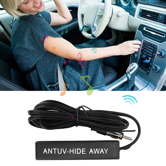 Antena FM, 12 V, estéreo electrónico universal, antena receptora de radio para automóvil, tecnología avanzada