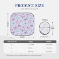 thumbnail image 3 of Fotbe Purple Butterfly Juego de 2 Piezas de Parasoles para Parabrisas | Bloqueador Solar para Auto | Accesorios Plegables para Protección Solar Interior-Small, 3 of 6