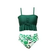 thumbnail image 3 of Nituyy Mommy and Me Swimsuits Family Matching Bathing Suit Baby Kids Girl Bikini Women Mom High Waisted Two Piece Swimwear, 3 of 9