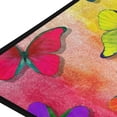 thumbnail image 3 of Rainbow Butterflies Kitchen Rug Door Mat Bath Rug Home Decor Floor Mat Non-Slip Carpet for Kitchen Living Bedroom 39 x 20 Inch, 3 of 6