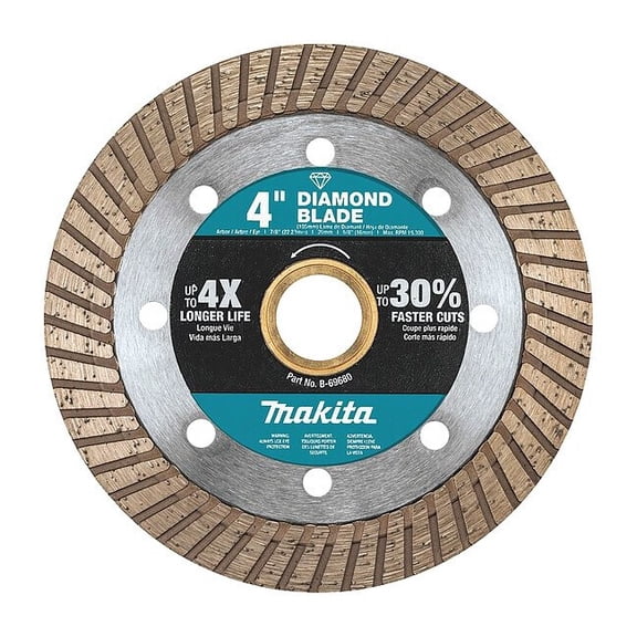 4" Diamond Blade, Turbo, General Purpose B-69680