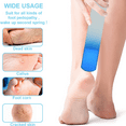 thumbnail image 4 of 2Pcs Glass Foot File Pedicure Rasp Dead Skin Remover Calluses Corn Coarse Hard Skin Remover - 1pcs blue glass foot file+1pcs two-color glass foot file, 4 of 5