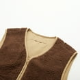 thumbnail image 4 of bossini Men's Open Collar Sleeveless Regular 2-Tone Reversible Vest with Hidden Side Pockets, S, 4 of 10