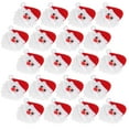thumbnail image 3 of Adornos navideños de fieltro para bricolaje, 20 piezas, manualidades decorativas para colgar en la pared de la puerta de Navidad, 3 of 10