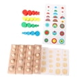 thumbnail image 3 of Juguetes Montessori de , Cilindro de Enchufe de Color, Clasificación, Juegos de de , Tablero de Rompecabezas, Juguete iños con CUTICAT juguetes de madera montessori, 3 of 8
