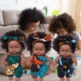 thumbnail image 7 of Chmadoxn Black Dolls 8in American African Girl Baby Doll for Kids Aged 3 4 5 6 7 Years Fashion Play Doll Reborn Baby Toy Doll - Life Size Soft Adjustable Perfect for Birthday, 7 of 7