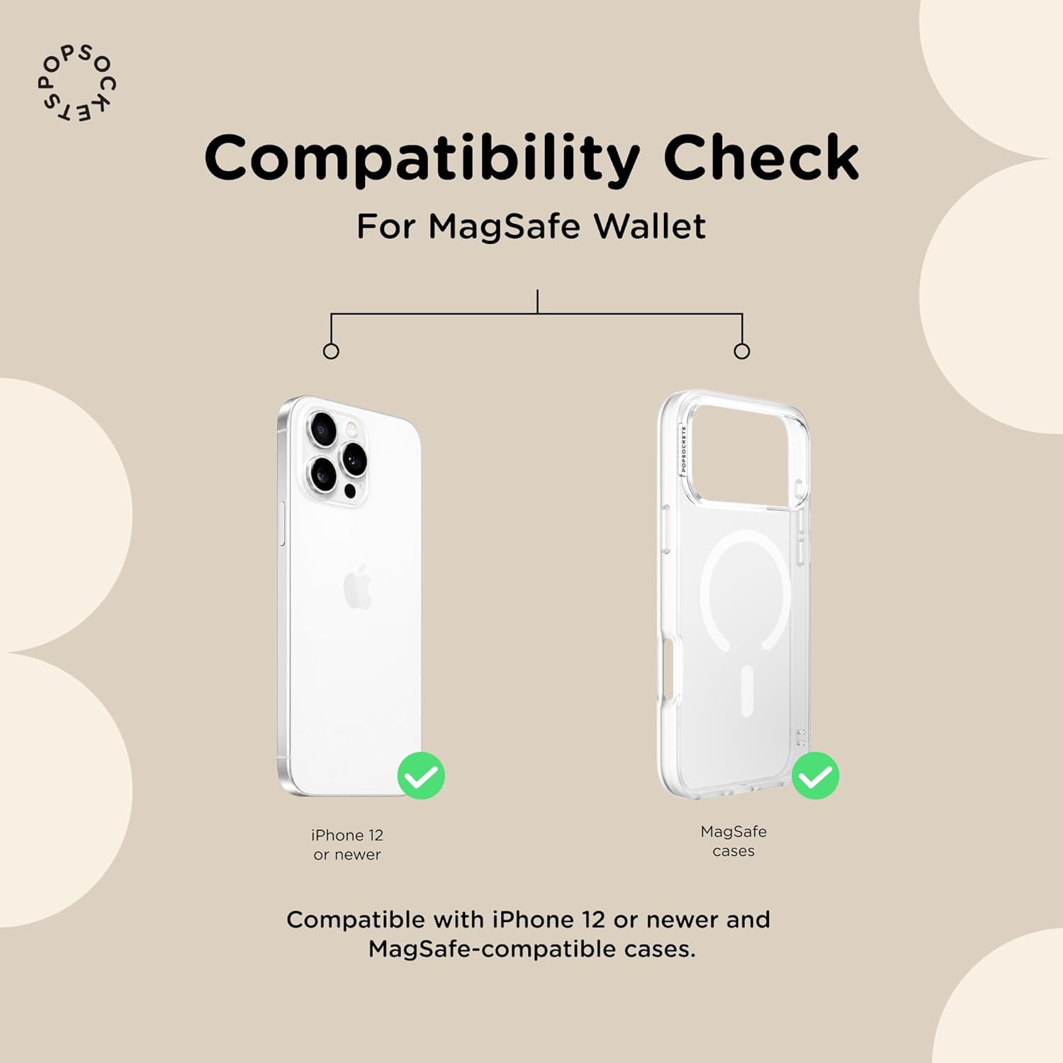 PopSockets Phone Wallet for MagSafe, Grip & Kickstand, Black photo 5