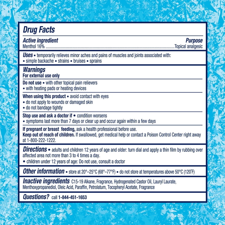 Mineral Ice Extreme Maximum Strength Dry Stick, 16% Menthol photo 8