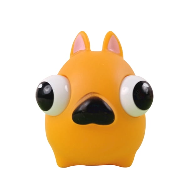 Moonsky Animal de ojos saltones antiestrés, bolita de gel suave que se aplasta, libera presión rápidamente, para escritorio o regalo para jóvenes