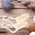 thumbnail image 4 of 1 Pair Socks Knitting Tool Rectangular Shape Maintaining Aid for Knitters and Crocheters, 4 of 9