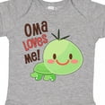 thumbnail image 4 of Inktastic Oma Loves Me Cute Turtle Boys or Girls Baby Bodysuit, 4 of 5