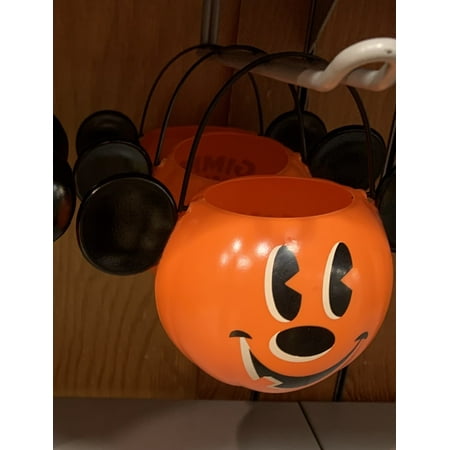 Disney Halloween Mickey Pumpkin Pail -Small