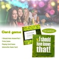 thumbnail image 4 of I Should Have Known That! Puzzle Quiz Game English Card Board Game Trivia Game Green, 4 of 5